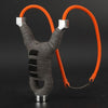 Dim Gray Magnetic Red and Grey Wrap Alloy Slingshot MARKSMAN