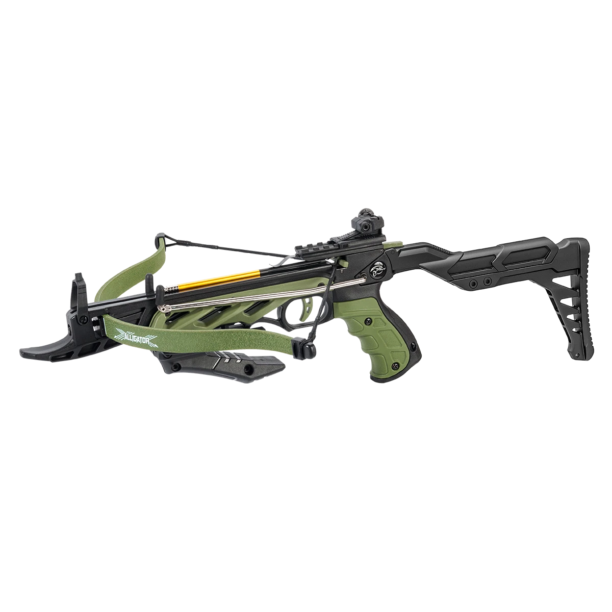 Dark Slate Gray Man Kung MK-TCS2 Alligator Recurve Pistol Crossbow | 80 LB 185 FPS MAN KUNG