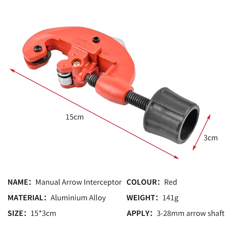 Salmon SPG Manual Arrow Cutter – Aluminum Alloy Handheld Arrow Shaft Cutting Tool SPG