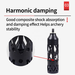 Dark Slate Gray SPG Metal Bow Stabilizer 5 Inch | CNC Aluminum Vibration Damper INDIAN SLINGSHOT