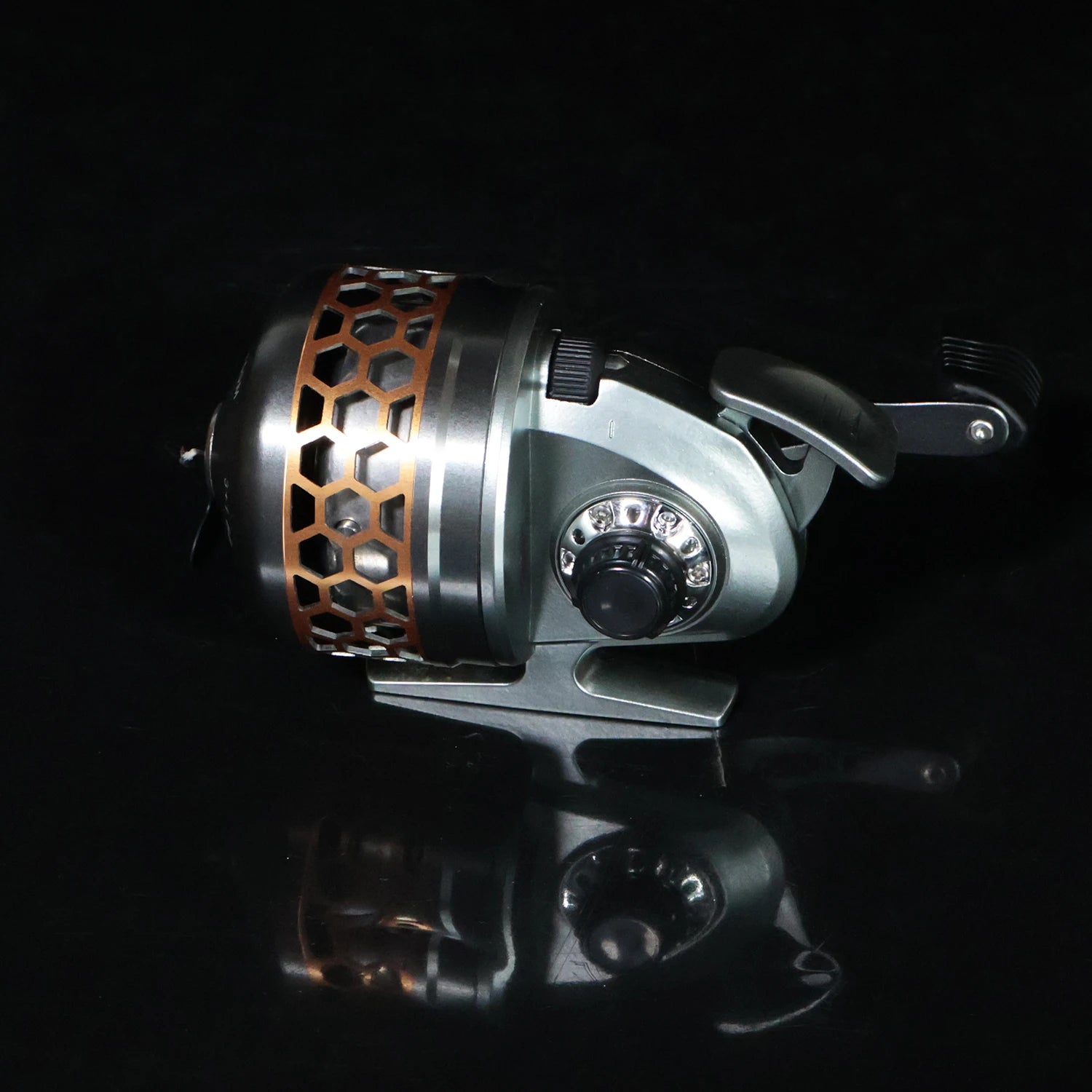 Dark Slate Gray TIDAL CORE High Quality Metal Fishing Reel High Speed Ratio 3.6:1 Professional Fishing Accessory Reel with 3+1 BB Bearing MARKSMAN