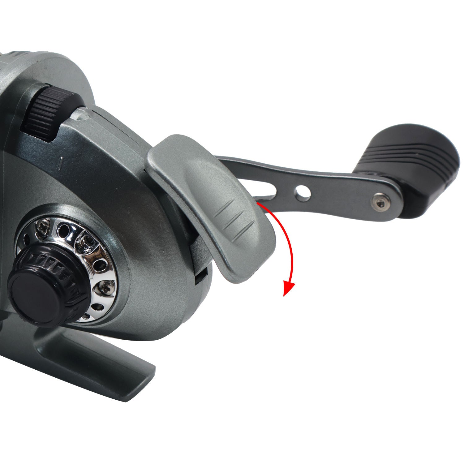 Dark Slate Gray TIDAL CORE High Quality Metal Fishing Reel High Speed Ratio 3.6:1 Professional Fishing Accessory Reel with 3+1 BB Bearing MARKSMAN