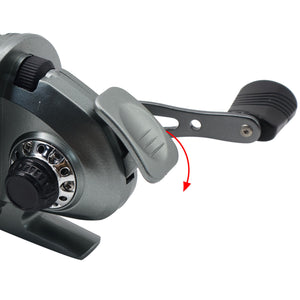 Dark Slate Gray TIDAL CORE High Quality Metal Fishing Reel High Speed Ratio 3.6:1 Professional Fishing Accessory Reel with 3+1 BB Bearing MARKSMAN