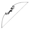 Black 40-50LBS Right Handed Metal Handle Recurve Bow Archery For Outdoor Target Shooting INDIAN SLINGSHOT