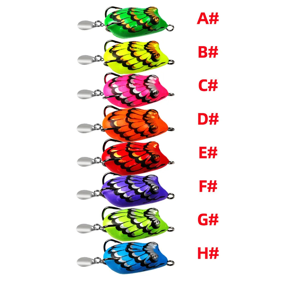 Mini Frog Fishing Lure 4cm 5g Floating PVC Soft Bait
