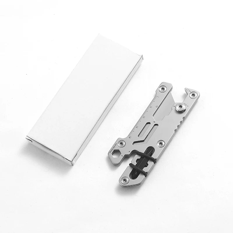 White Smoke Mini Safety Utility Knife – Slide Open Stainless Steel Cutter MARKSMAN