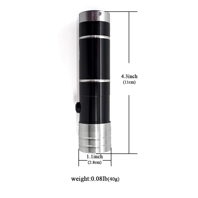 Light Gray Durable Black Miniature Flashlight Attachment Portable Outdoor Accessory INDIAN SLINGSHOT