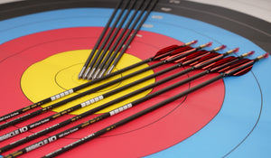 Tomato Sanlida® Miracle 10 Target Recurve Carbon Arrows – 12pcs SANLIDA