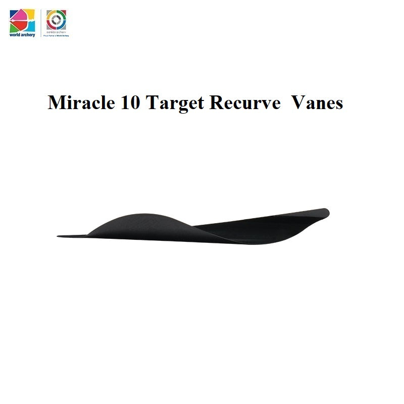 White Smoke Sanlida® Miracle 10 Target Recurve Vanes (50pcs- Pack) SANLIDA