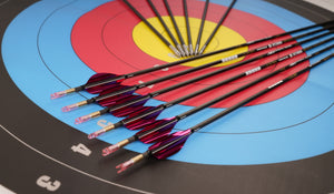 Dark Slate Gray Sanlida® Miracle 9 Target Recurve Carbon Arrows 6pcs SANLIDA
