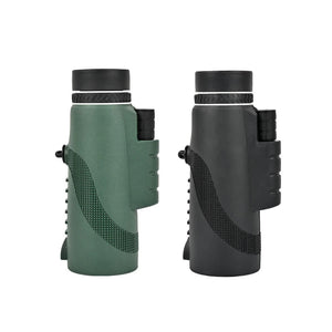 Dark Slate Gray SPG 8X50 Monocular Telescope with Optical Glass Lens &amp; Green Film Coating – Portable Outdoor Spotting Scope (Black/Green) SPG