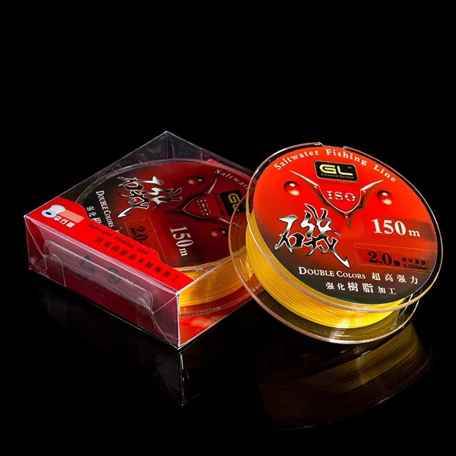 Black N109 150m Nylon Fishing Line, High Tensile Strength Monofilament Line MARKSMAN