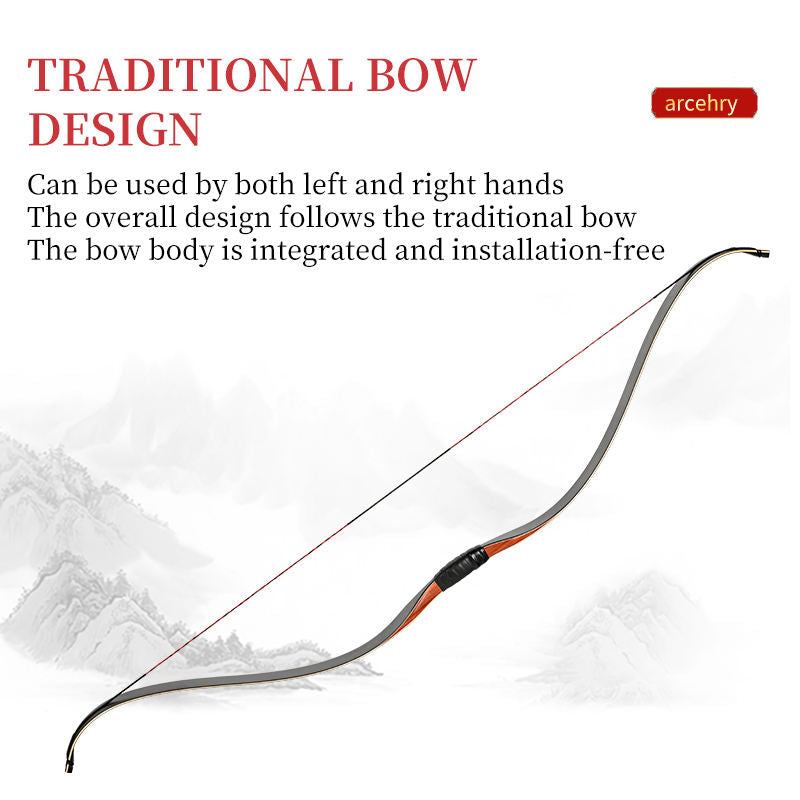 White Smoke SPG Mongolian Traditional Bow Archery Training Wooden Handmade Riser Takedown Limbs Recurve Longbow INDIAN SLINGSHOT