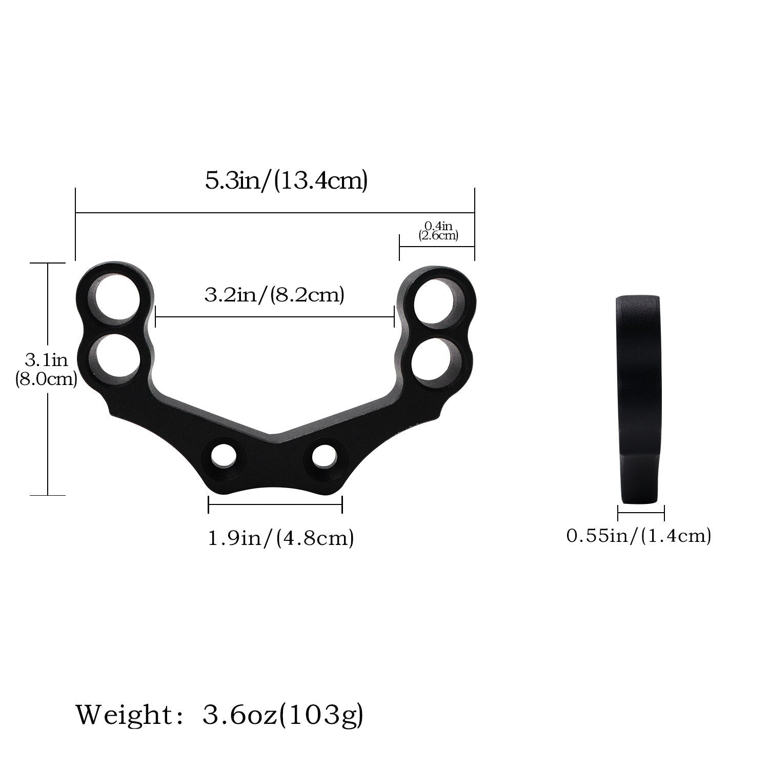White Smoke New Aluminum Alloy DIY Slingshot Accessories Set for Outdoor Recreation MARKSMAN