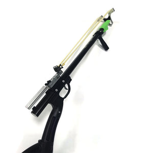 Light Gray New Owl Fishing Slingshot Rifle Outdoor Target Shooting Fishing Shooting Long Rod Rifle MARKSMAN