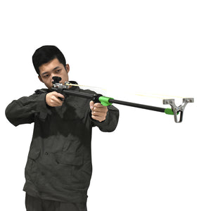 Dark Slate Gray New Owl Fishing Slingshot Rifle Outdoor Target Shooting Fishing Shooting Long Rod Rifle MARKSMAN