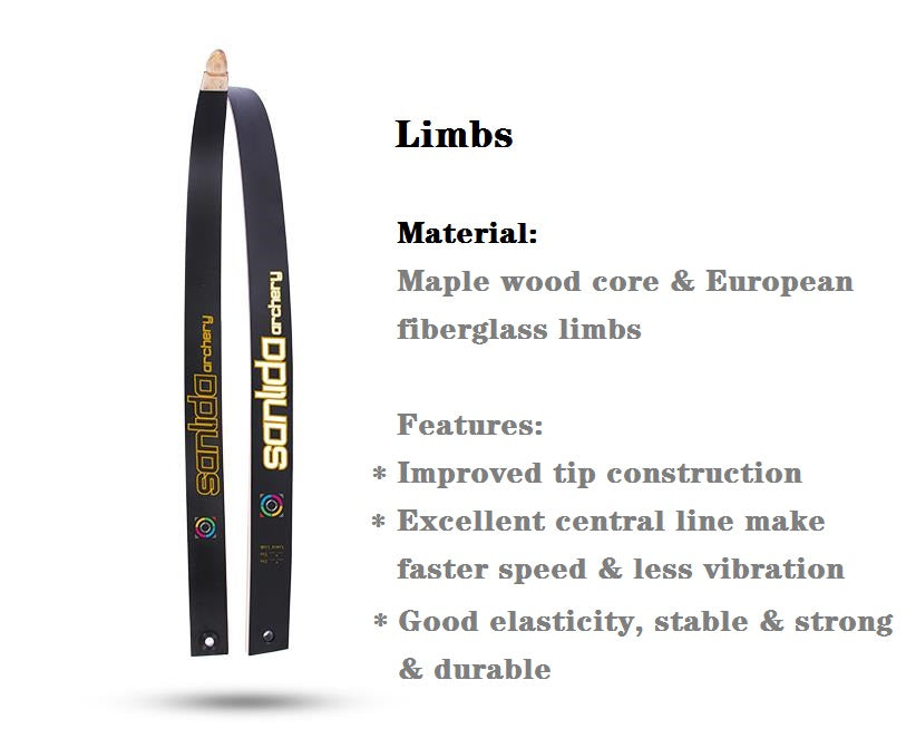 Dark Slate Gray Sanlida® Noble Recurve Bow And Arrow Archery Full Kit SANLIDA