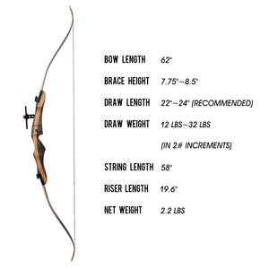 Light Gray Sanlida® Noble Recurve Archery Full Kit for Adults and Amateur SANLIDA