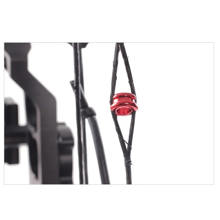 Dark Slate Gray SPG 1/4" Non-Hooded Peep Sight – Aluminum Alloy Compound Bow Accessory SPG