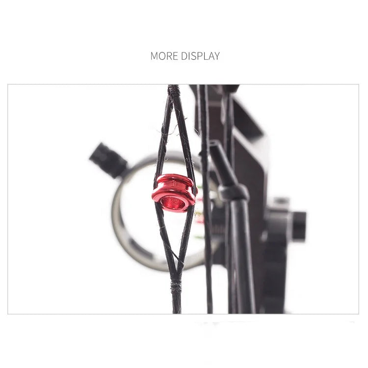 Dark Slate Gray SPG 1/4" Non-Hooded Peep Sight – Aluminum Alloy Compound Bow Accessory SPG