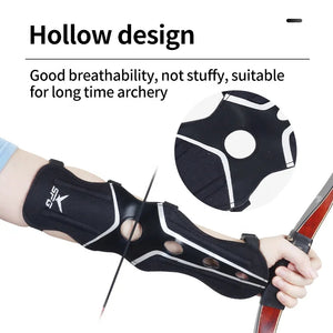 Dark Slate Gray SPG Nylon Arm Guard – Adjustable Archery Forearm Protector SPG