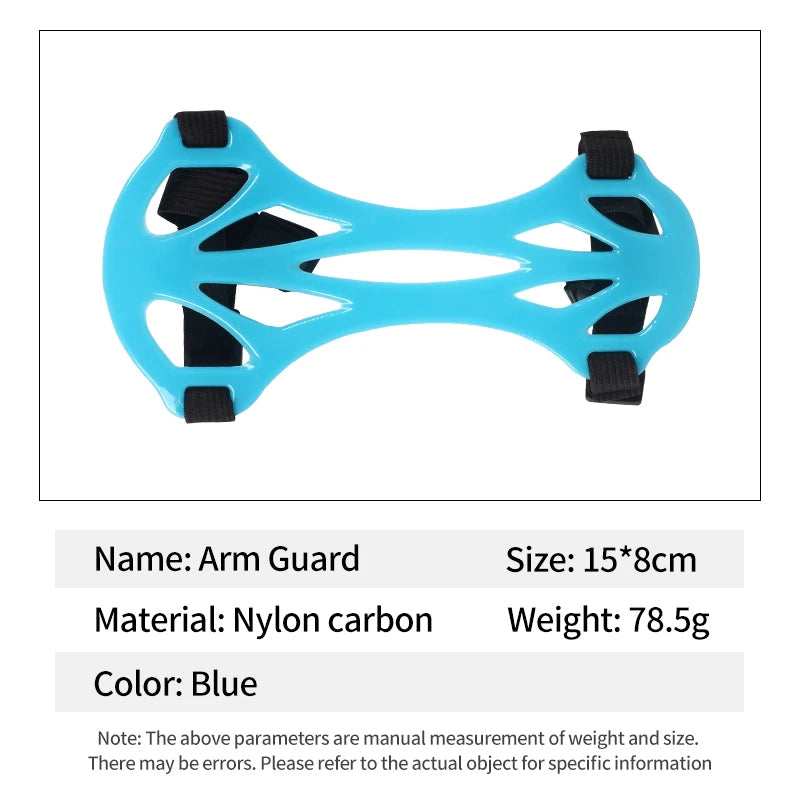 Medium Turquoise SPG Nylon Carbon Arm Guard Forearm Protector for Archery Training SPG