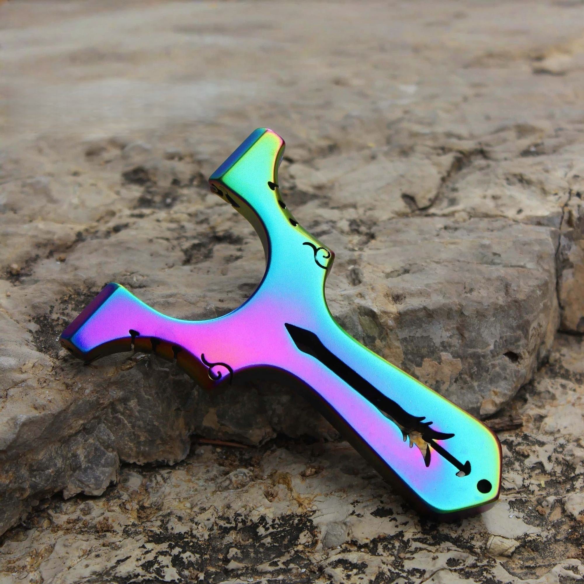 Stainless Steel RainbowBlade Slingshot