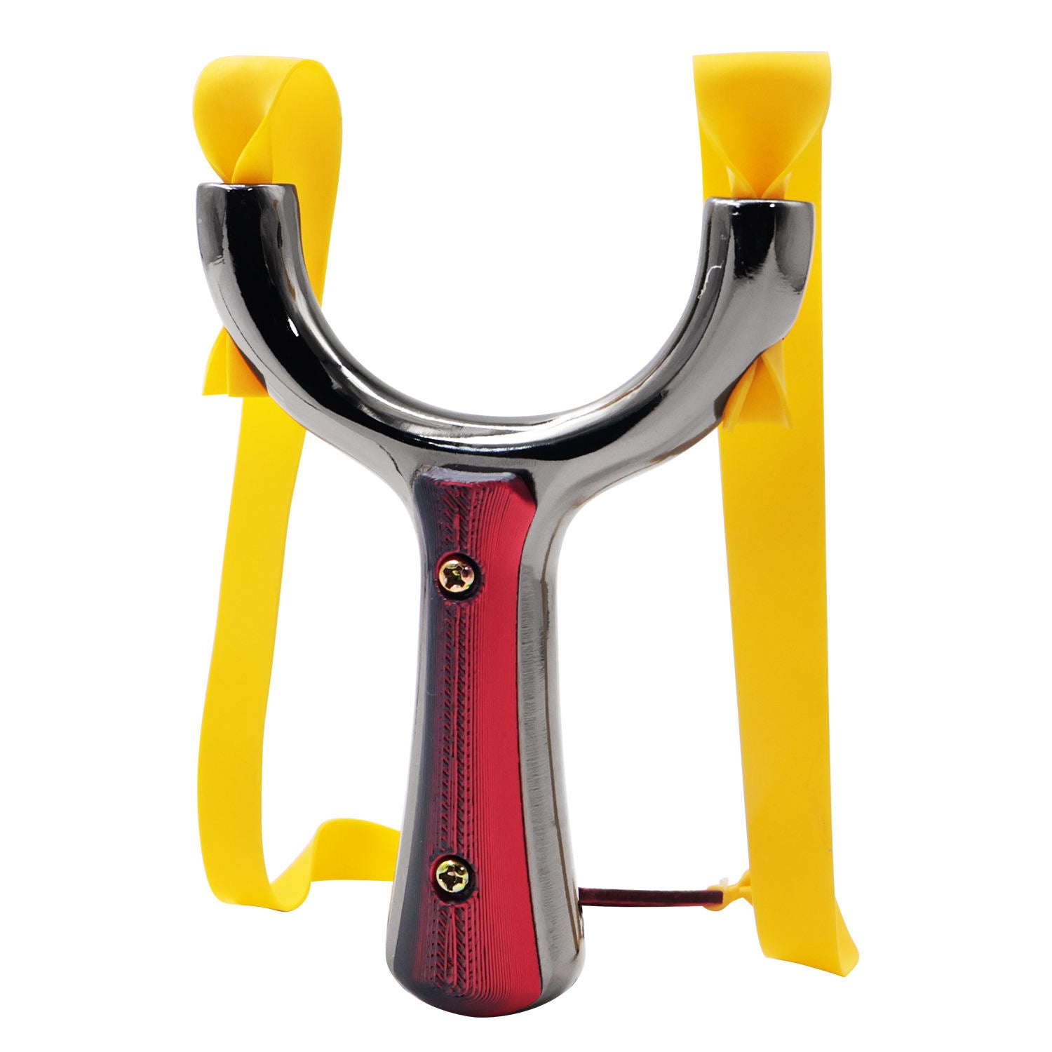 White Smoke Onyx Titanium Black Alloy Slingshot with Self-Unlocking Rubber Bands – Outdoor Recreational Sling Tool (14+ Years) INDIAN SLINGSHOT