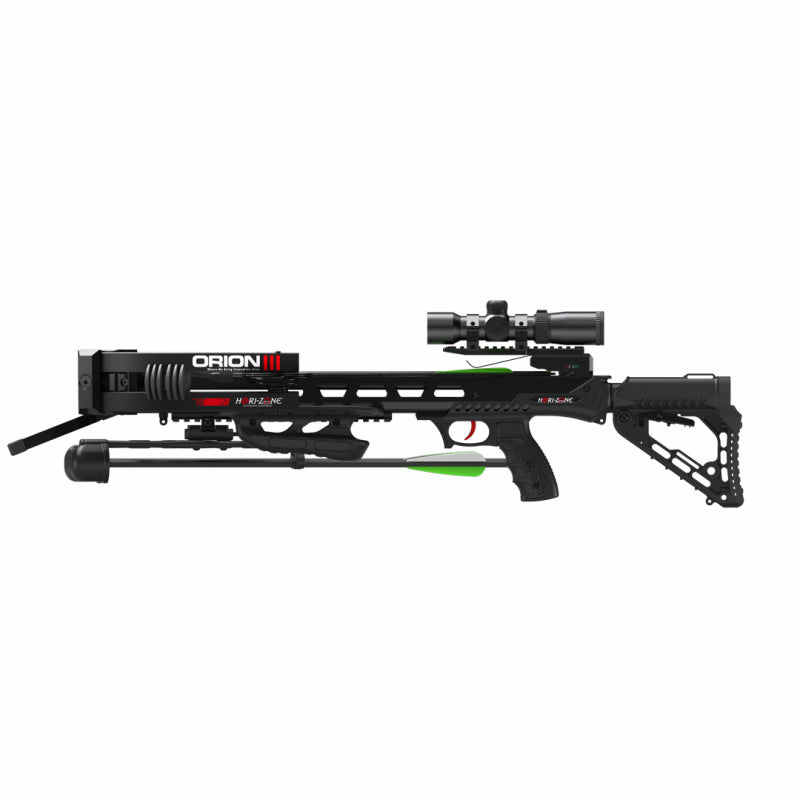 White Smoke Hori-Zone Orion III Black Compound Crossbow Package JVD