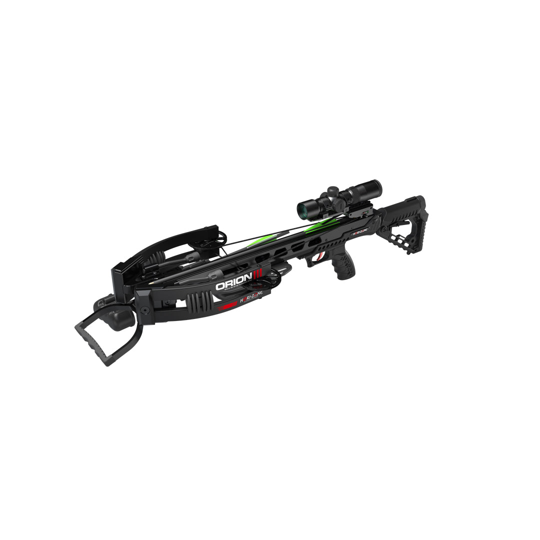 White Smoke Hori-Zone Orion III Black Compound Crossbow Package JVD