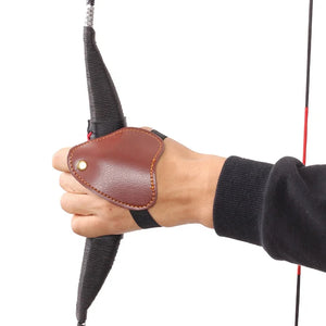 Dark Slate Gray SPG PU Left Hand Guard – Elastic Archery Hand Protector SPG