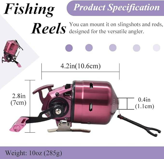 White Smoke PX39 Aluminum Alloy Fishing Reel 6+1 Bearing Spinning Wheel with Nylon String Fishing Accessory MARKSMAN