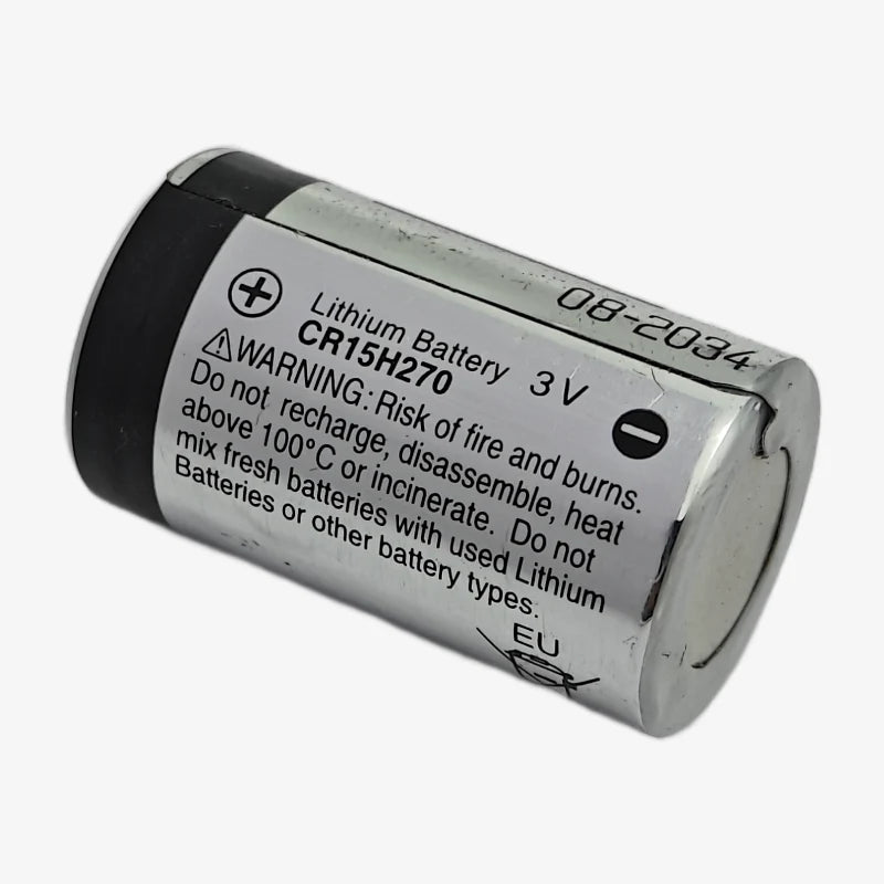 White Smoke Panasonic CR2-3V 850mAh Industrial Lithium Battery MARKSMAN