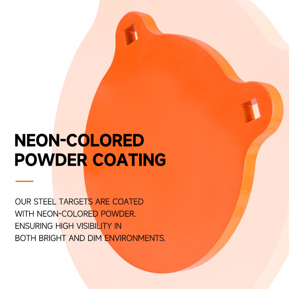 White Smoke Panda Shaped 10mm Thickened AR500 Steel Practice Target INDIAN SLINGSHOT