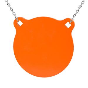 White Smoke Panda Shaped 10mm Thickened AR500 Steel Practice Target INDIAN SLINGSHOT