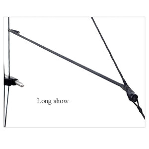 Lavender SPG Compound Bow Peep Sight Rubber Tubing – 30cm High-Density Black Bowstring Accessory SPG
