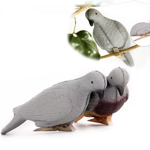 White Smoke Pigeon Target with Clip EVA Foam Simulation Bird Decoy for Outdoor Practice MARKSMAN