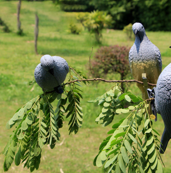Dark Khaki Pigeon Target with Clip EVA Foam Simulation Bird Decoy for Outdoor Practice MARKSMAN
