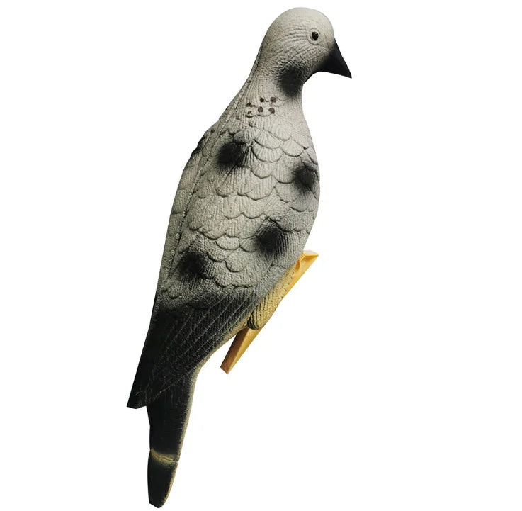 White Smoke Pigeon Target with Clip EVA Foam Simulation Bird Decoy for Outdoor Practice MARKSMAN