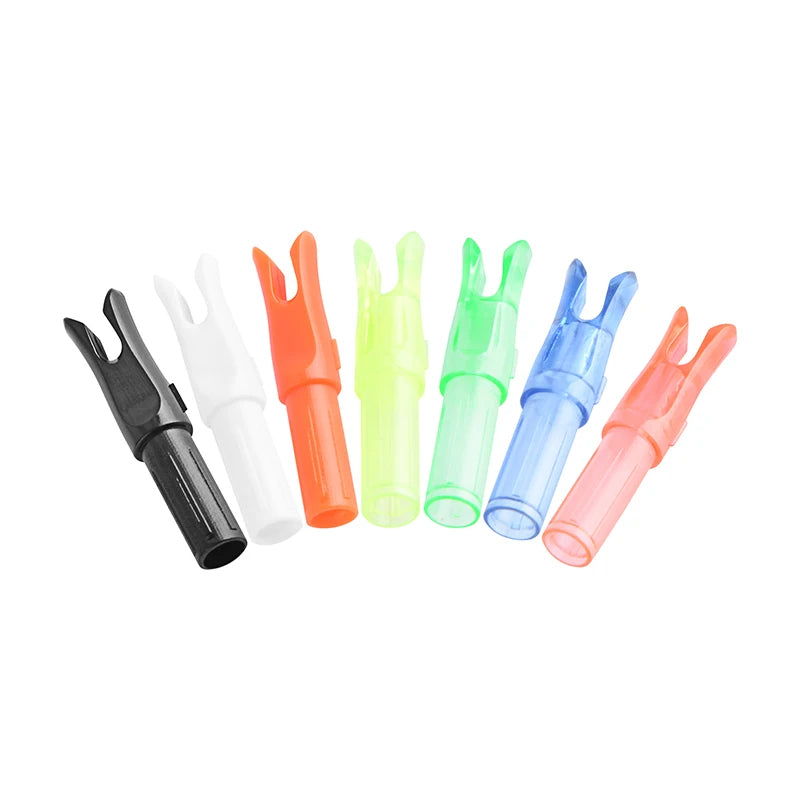 Light Gray SPG Plastic Archery Arrow Nocks 6.2mm for Carbon Fiberglass Shafts SPG
