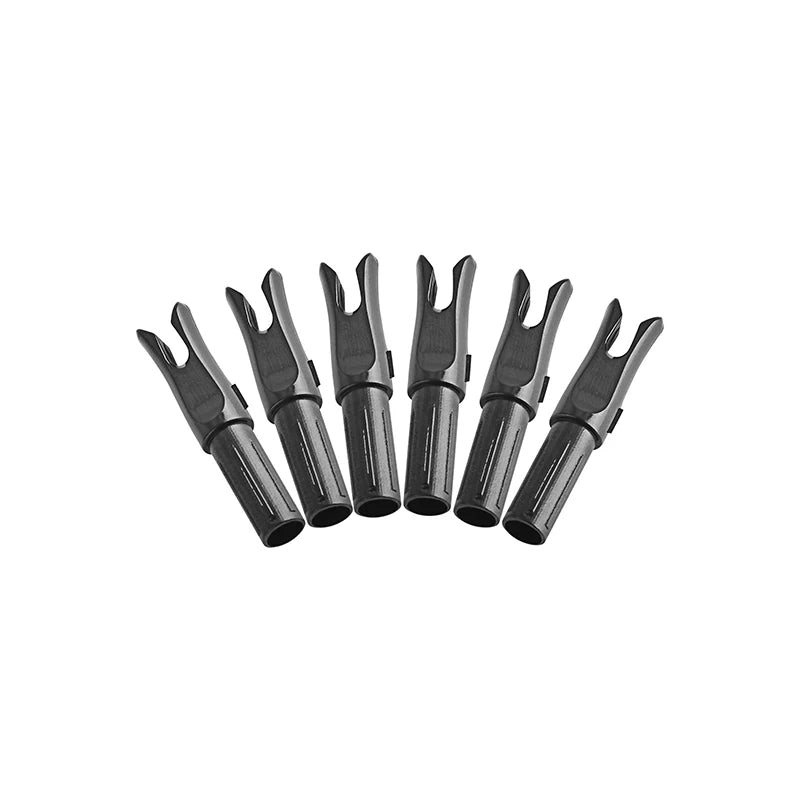 Dark Slate Gray SPG Plastic Archery Arrow Nocks 6.2mm for Carbon Fiberglass Shafts SPG
