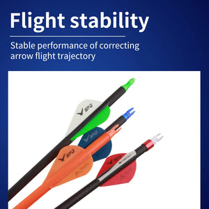 Midnight Blue SPG 2-Inch Plastic Compound Arrow Vanes | Drop Shape Fletching Set SPG