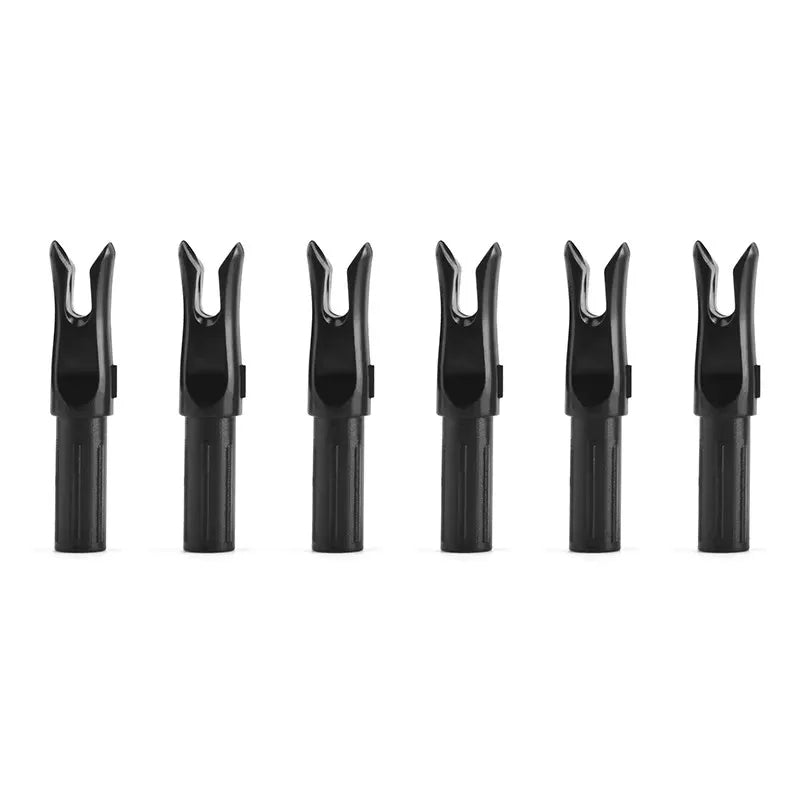 Dark Slate Gray SPG Plastic Archery Arrow Nocks 6.2mm for Carbon Fiberglass Shafts SPG