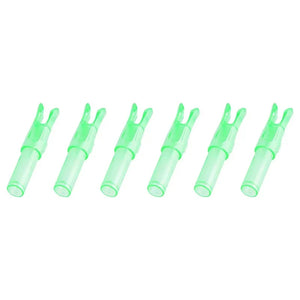 Powder Blue SPG Plastic Archery Arrow Nocks 6.2mm for Carbon Fiberglass Shafts SPG