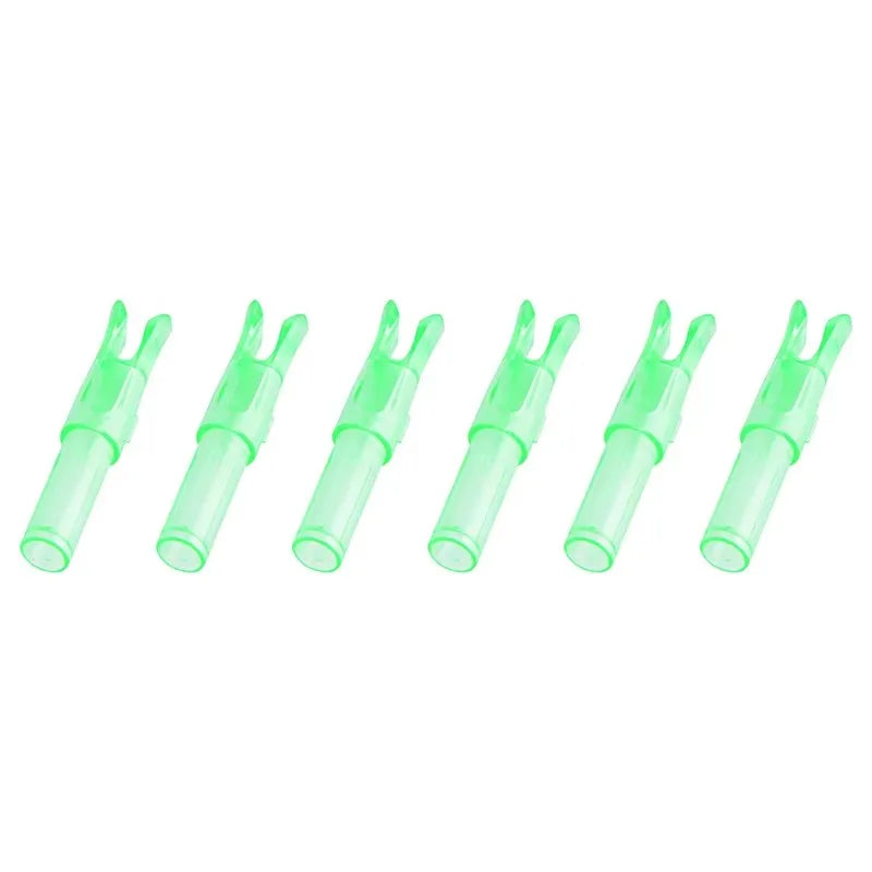Powder Blue SPG Plastic Archery Arrow Nocks 6.2mm for Carbon Fiberglass Shafts SPG