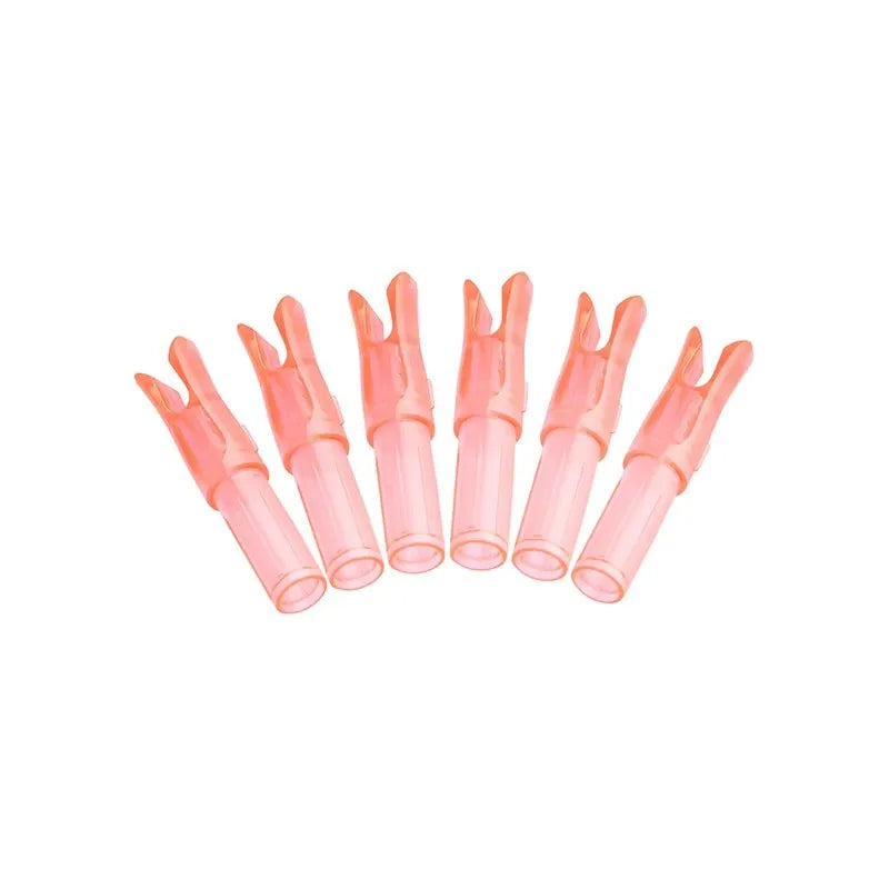 Pink SPG Plastic Archery Arrow Nocks 6.2mm for Carbon Fiberglass Shafts SPG