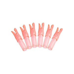 Pink SPG Plastic Archery Arrow Nocks 6.2mm for Carbon Fiberglass Shafts SPG