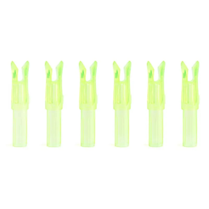 Pale Goldenrod SPG Plastic Archery Arrow Nocks 6.2mm for Carbon Fiberglass Shafts SPG