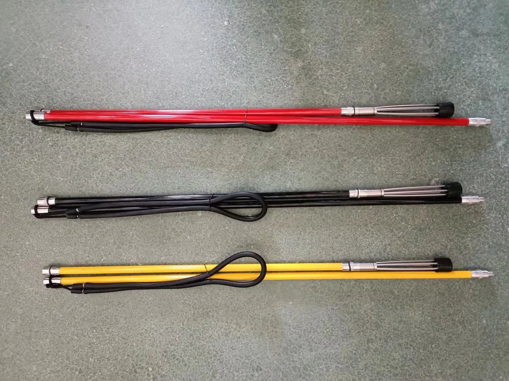 Dark Sea Green Pole Spear High Quality Fiberglass & Aluminum Handspear – Spearfishing Pole Spear for Free Diving INDIAN SLINGSHOT