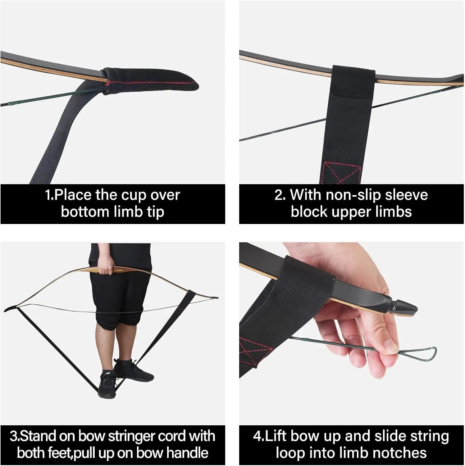 White Smoke SPG Polyester Fiber Bow Stringer | Easy Recurve & Longbow Accessory SPG